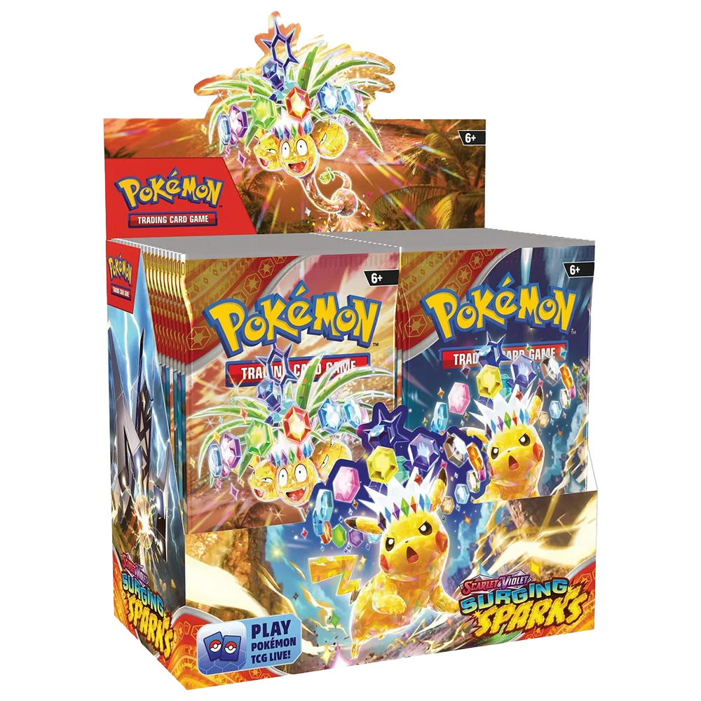 Pokemon TCG Surging Sparks Booster Box - Bad Moon Rising Collectibles