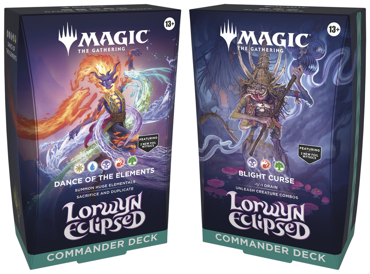 Magic: The Gathering Lorwyn Eclipsed Commander Deck Set - sealed product