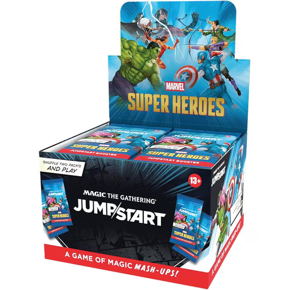 Magic: The Gathering Marvel Super Heroes Jumpstart Booster Box - sealed product