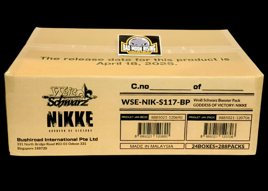 Weiss Schwarz English Goddess of Victory - Nikke Booster Box Case
