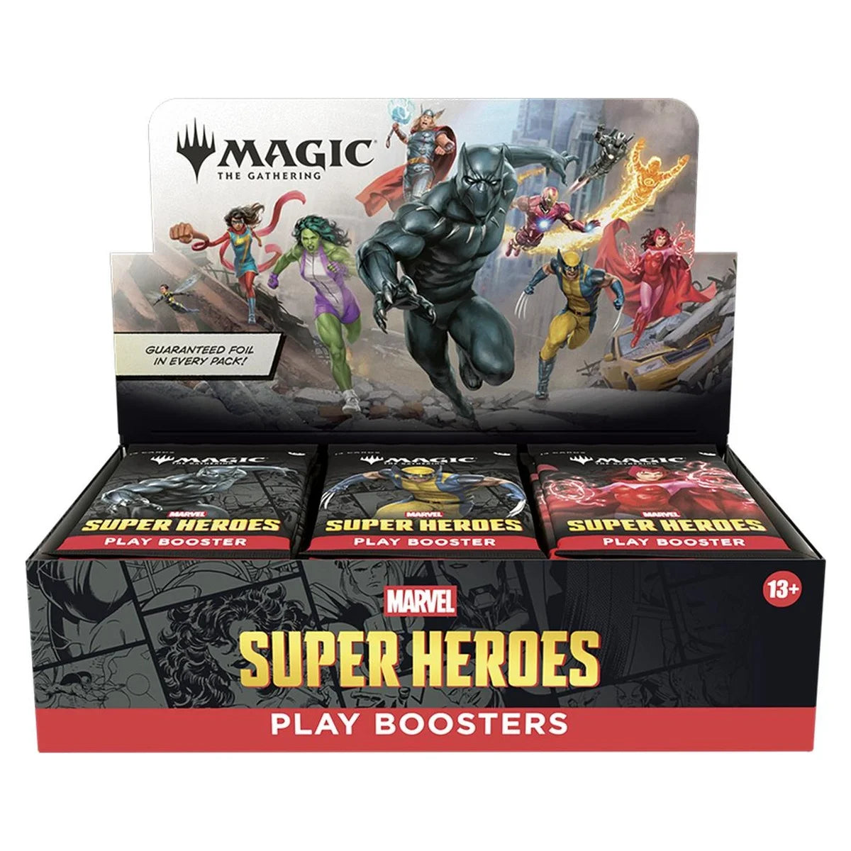 Magic: The Gathering Marvel Super Heroes Play Booster Box - sealed product