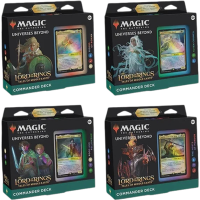 Magic: The Gathering The Lord of the Rings Commander Decks - Set of 4 - sealed product