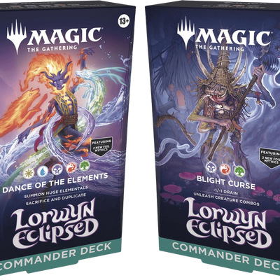 Magic The Gathering Lorwyn Eclipsed Commander Deck Set - sealed product