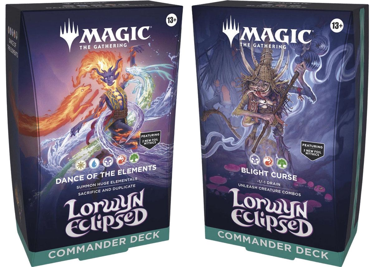 Magic The Gathering Lorwyn Eclipsed Commander Deck Set - sealed product