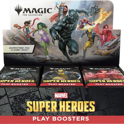Magic: The Gathering Marvel Super Heroes Play Booster Box - sealed product
