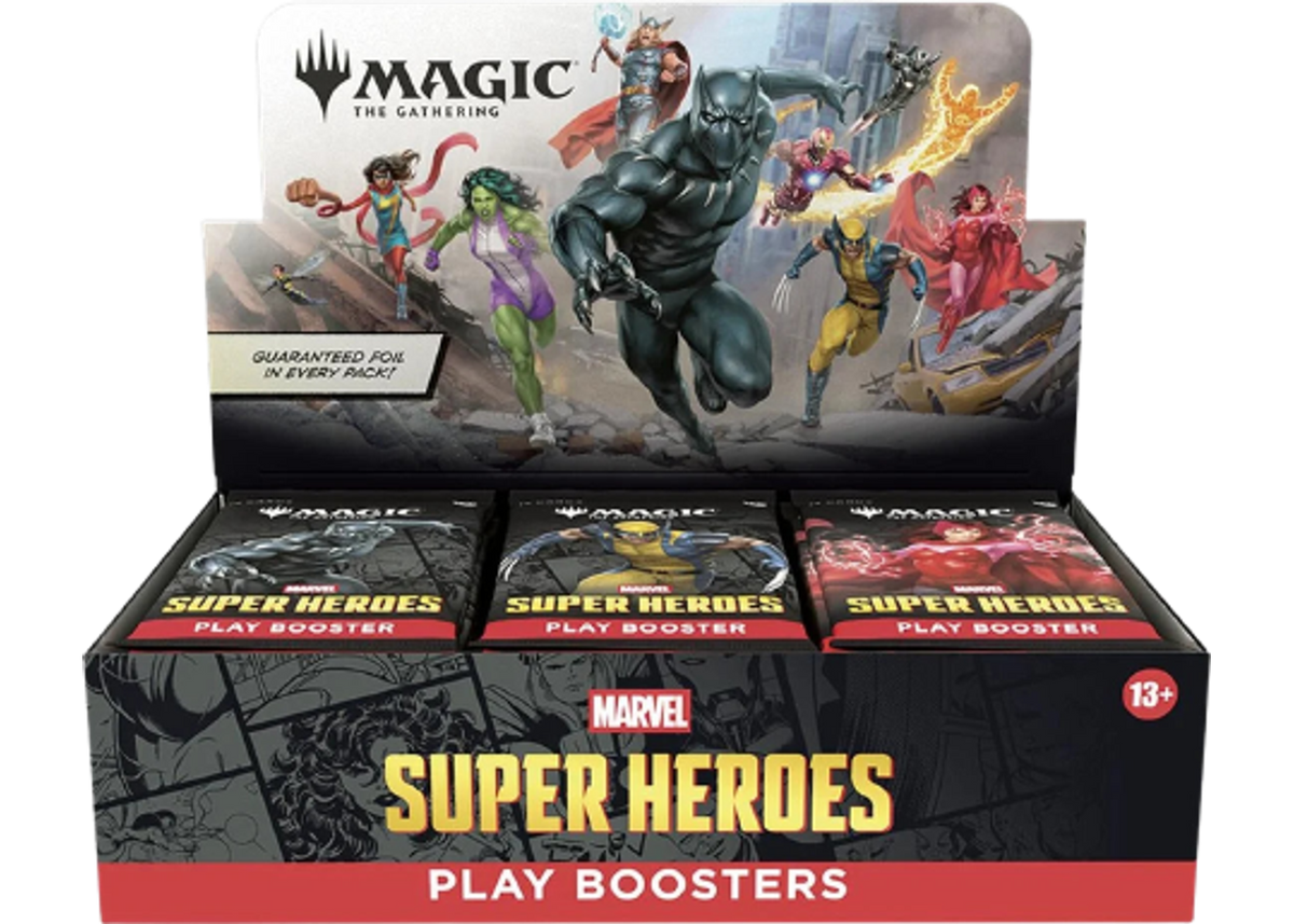 Magic: The Gathering Marvel Super Heroes Play Booster Box - sealed product