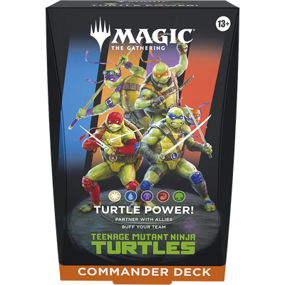 Magic: The Gathering Teenage Mutant Ninja Turtles Commander Deck Turtle Power - sealed product
