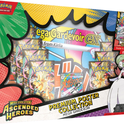 Pokémon TCG Ascended Heroes Premium Poster Collection Mega Gardevoir - sealed product