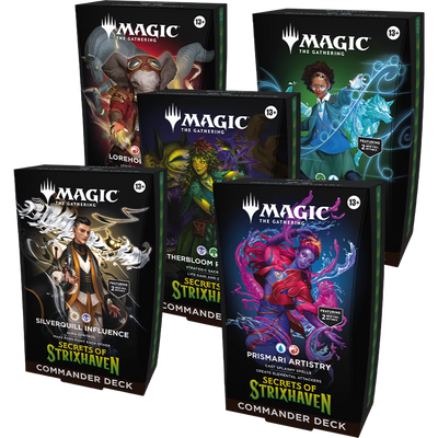 Magic: The Gathering Secrets of Strixhaven Commander Decks Set of 5 - sealed product